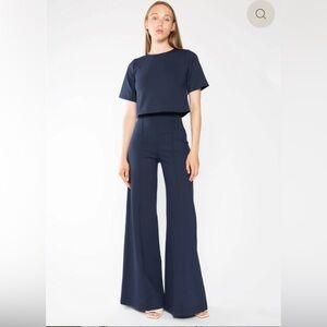 Ripley Rader Ponte Knit - Short Sleeve Top Navy